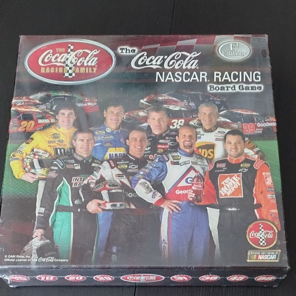 The Coca Cola Nascar Racing Board Game  2003 1st Edition~ New & Factory Sealed!